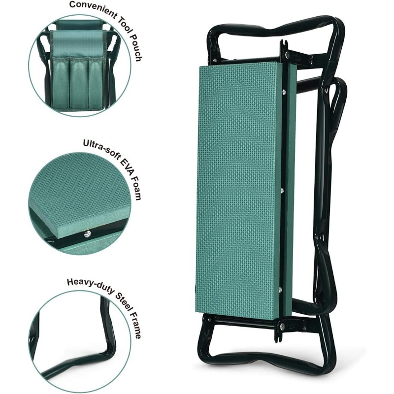 Gardening Tools Kit For Sale - 2-in-1 Klappbarer Garten-Kniesitz mit Schwamm und