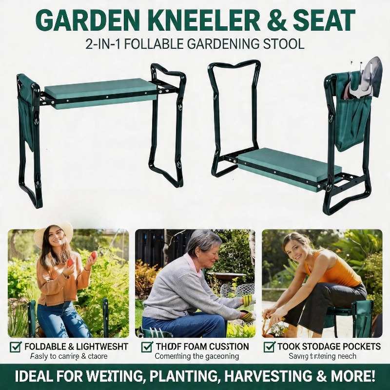 Gardening Tools Kit For Sale - Garten-Kniesitz im Angebot mit Werkzeugset 2-in-1