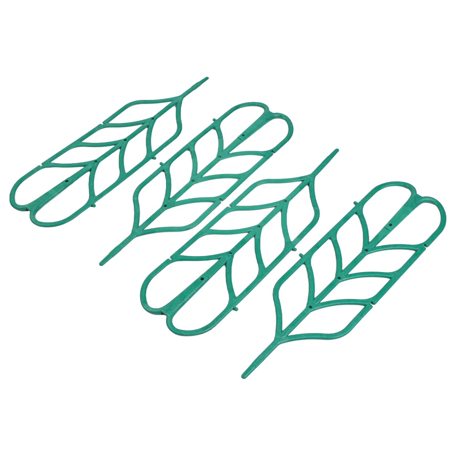 Gardening Tools Green - Grüne Kunststoff-Pflanzenstützen 8 Stück Klettergerüst für