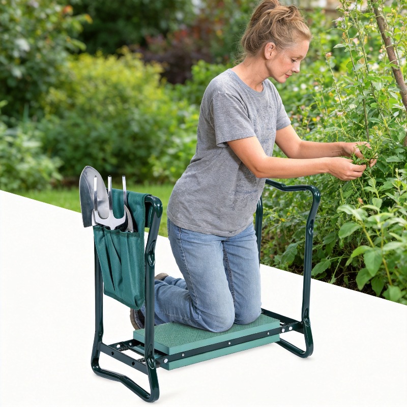 Gardening Tools Kit For Sale - Bestseller 2-in-1 Klappbarer Garten-Kniesitz mit Werkzeugset,