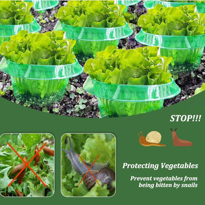 5-25Pcs Pflanzen Slug Schutz R – Gardening Tools Green Bewertung und Preis