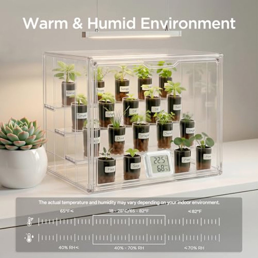 Mini-Gewächshaus für kleine Pf – Greenhouse Mini Indoor Bewertung und Preis