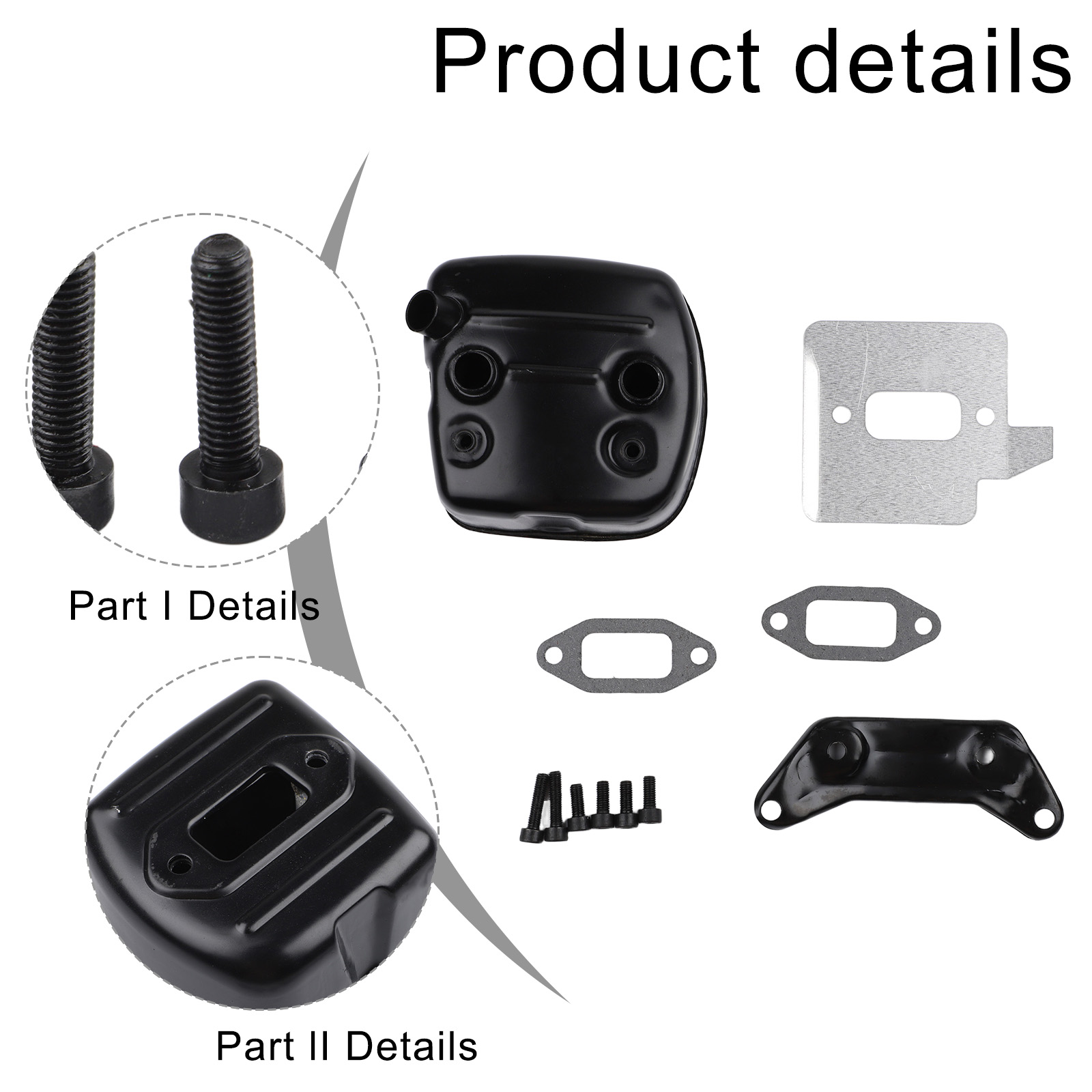 Kettensägen-Auspuff-Schalldämp – Gardening Tools Kit For Sale Bewertung und Preis