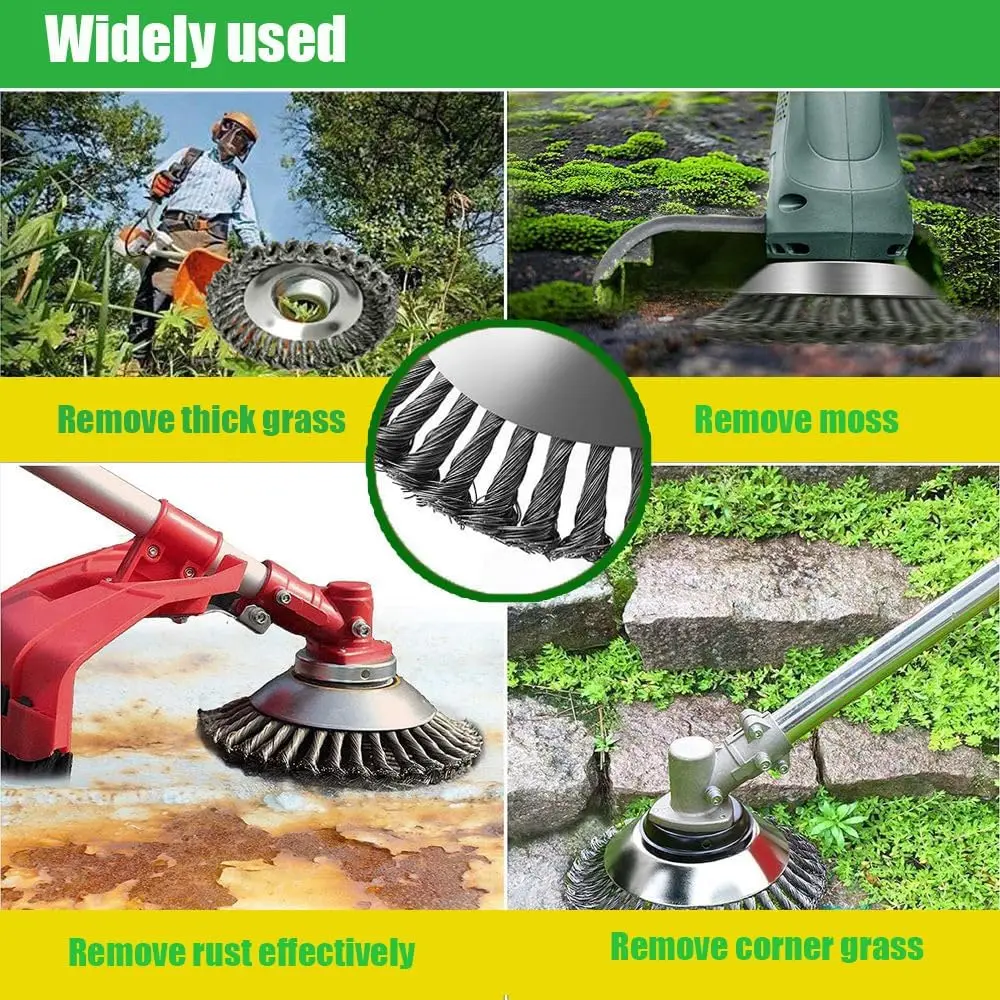 4/6/10 Zoll Stahlbürsten-Trimm – Gardening Tools Shop Bewertung und Preis